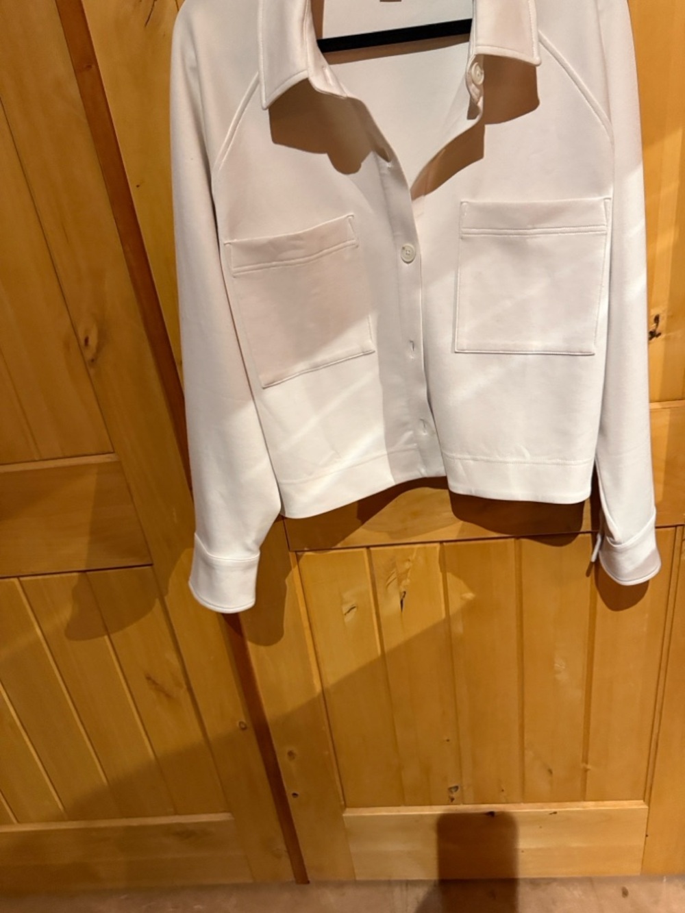 Athleta “Allure” Classic Women's White Button-Front Jacket - Picture 9 of 10